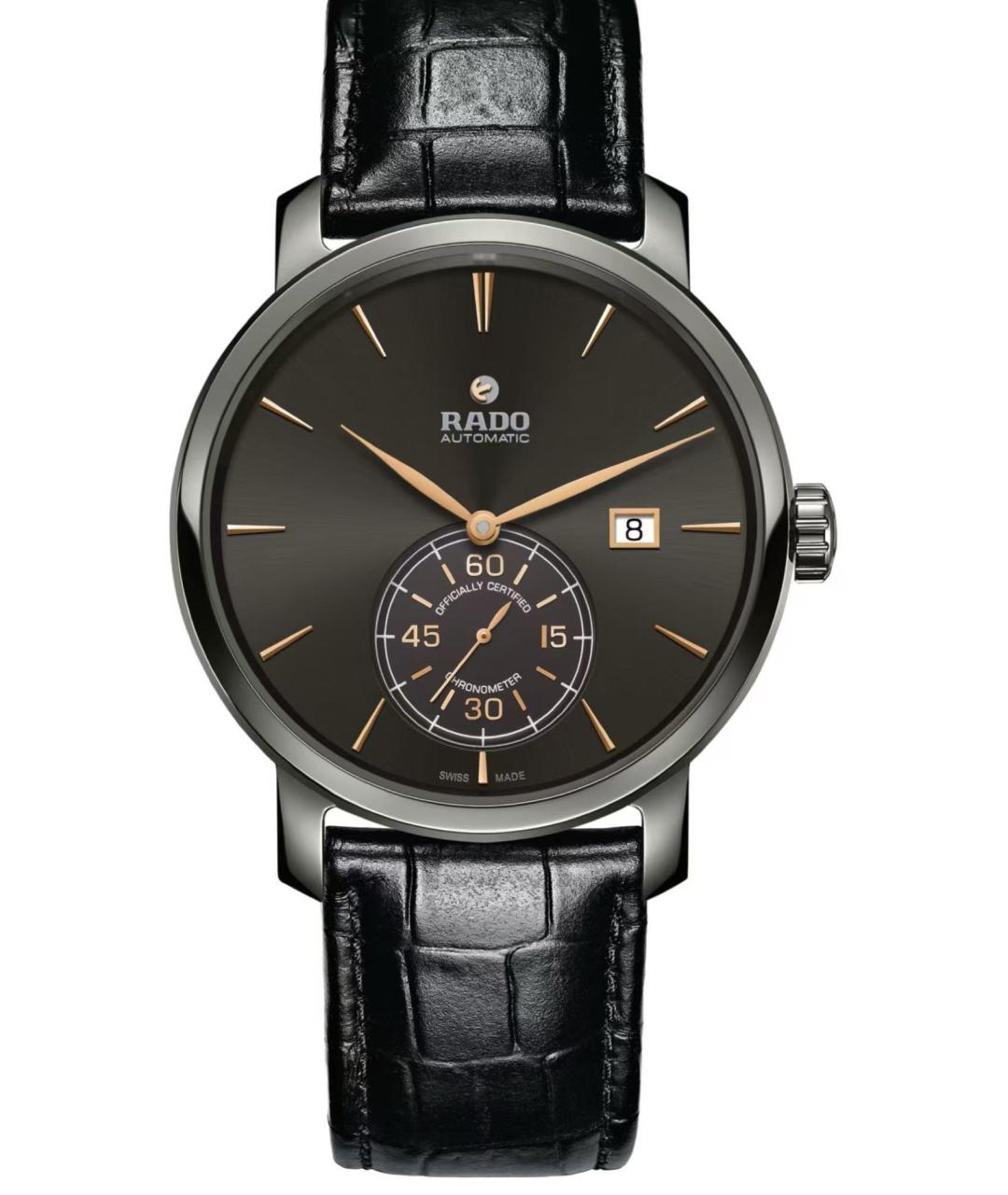 RADO Черные керамические часы, фото 1