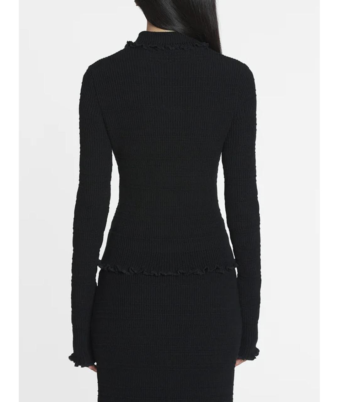 LANVIN Черный шерстяной кардиган, фото 2