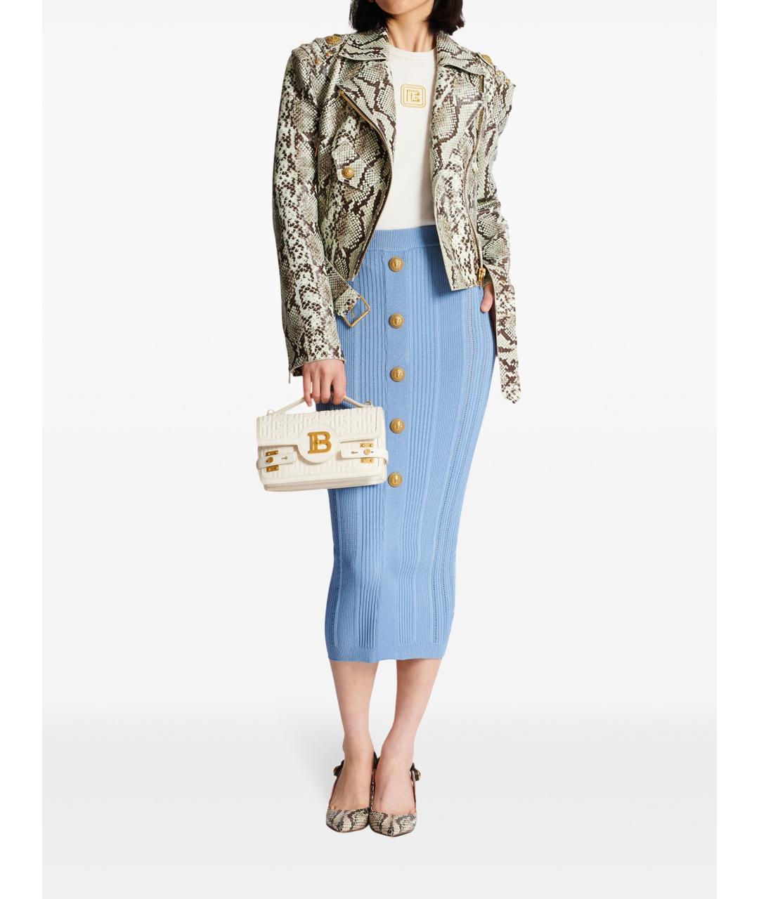 BALMAIN Белая хлопковая майка, фото 2