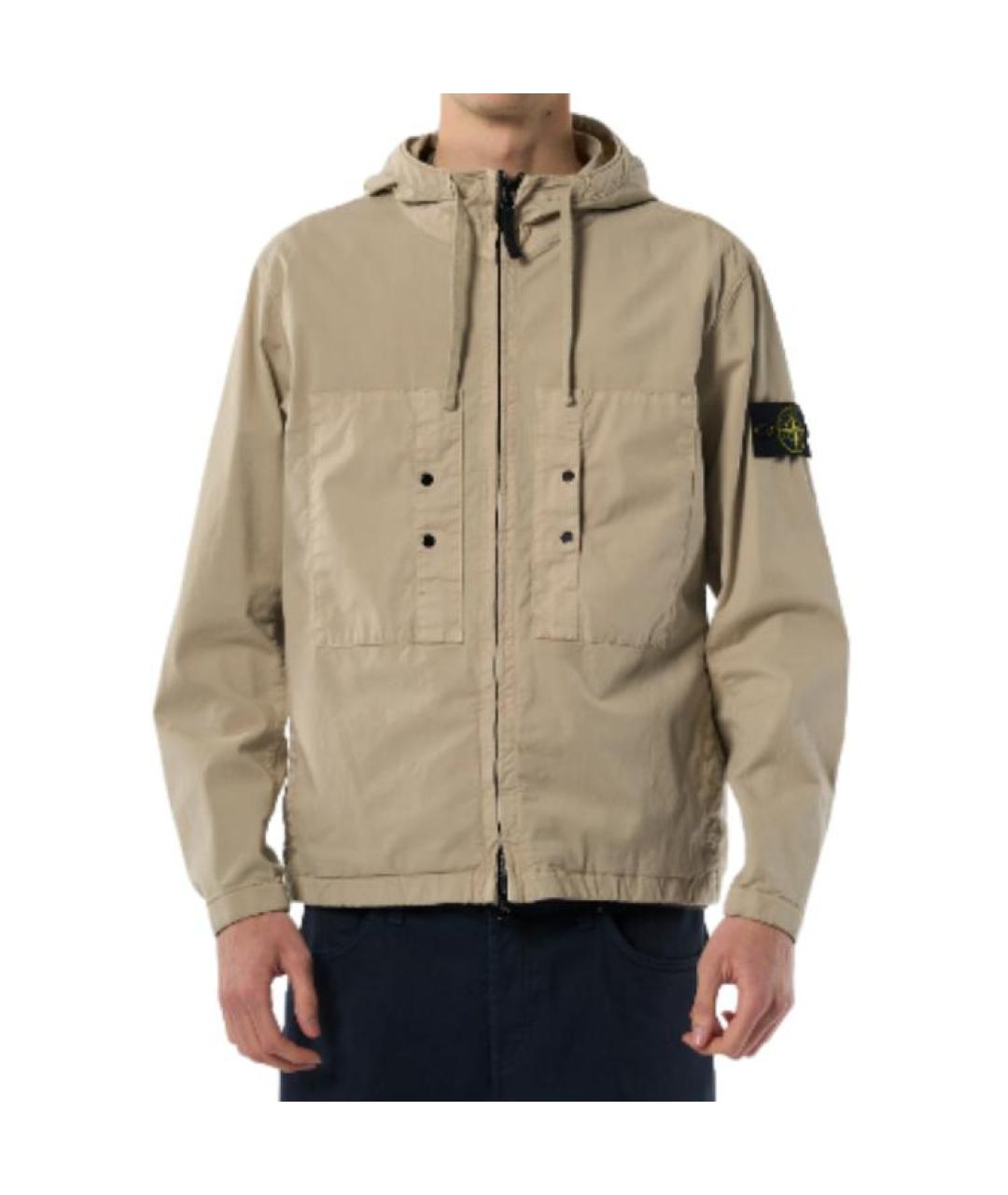 STONE ISLAND Бежевая куртка, фото 4