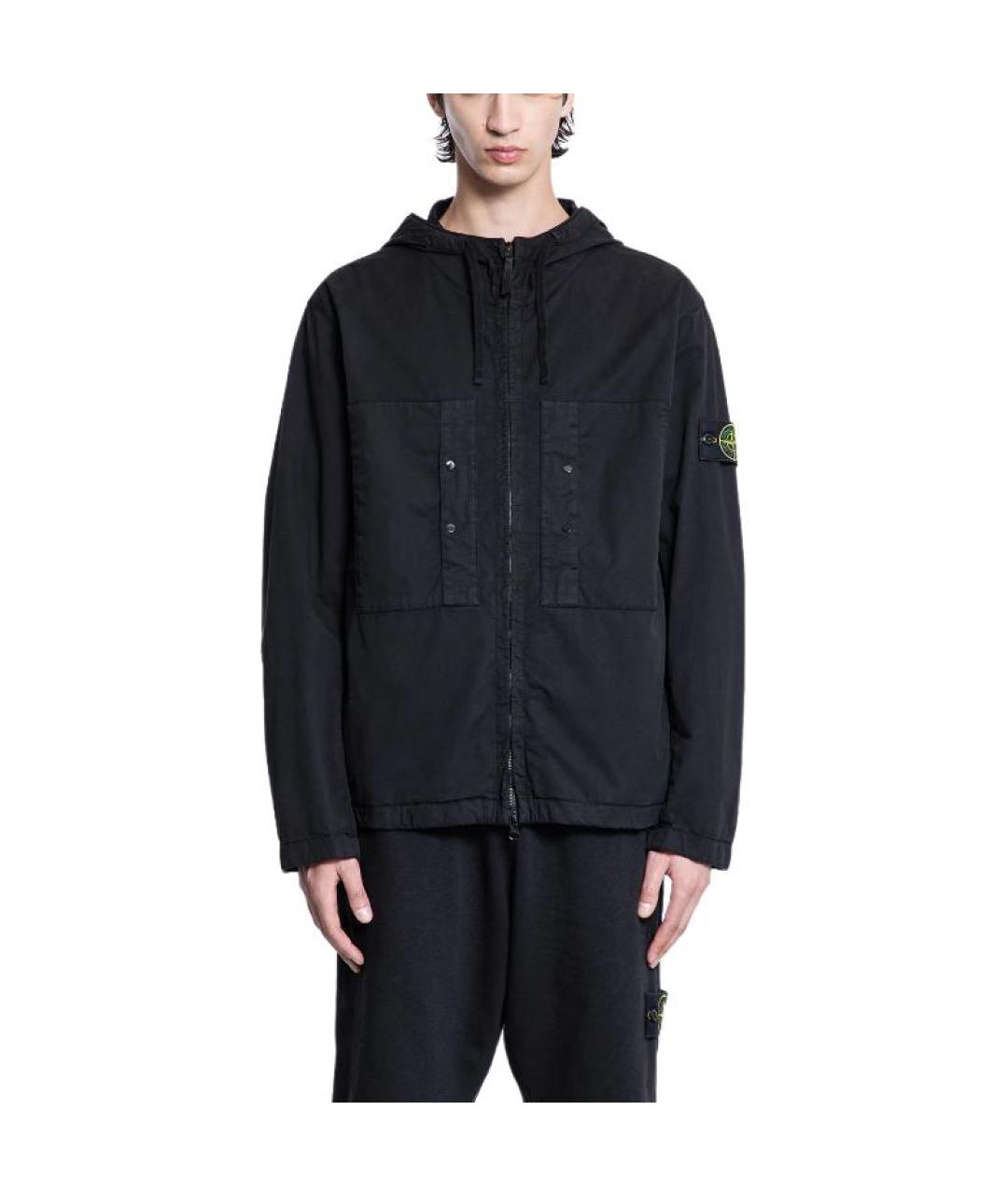 STONE ISLAND Черная куртка, фото 4