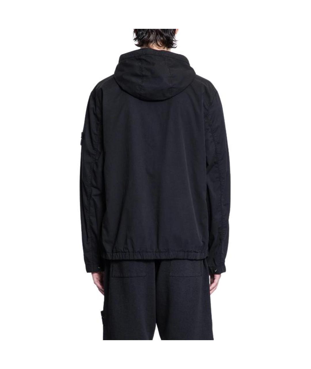 STONE ISLAND Черная куртка, фото 2