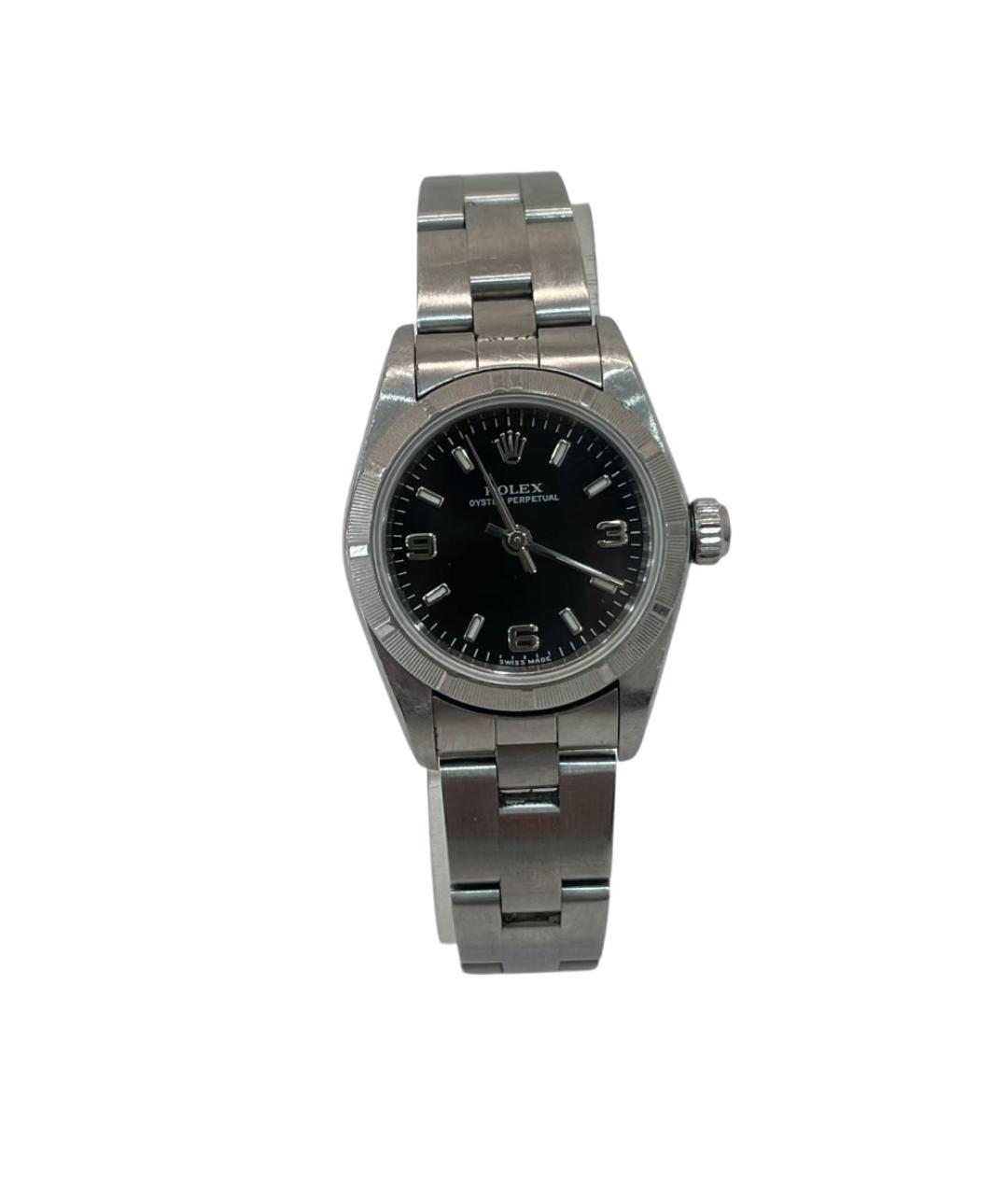 ROLEX Серебряные металлические часы, фото 1