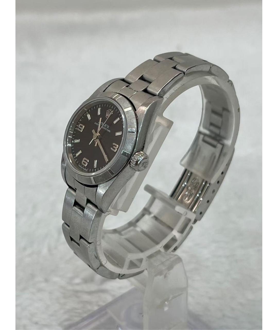 ROLEX Серебряные металлические часы, фото 4
