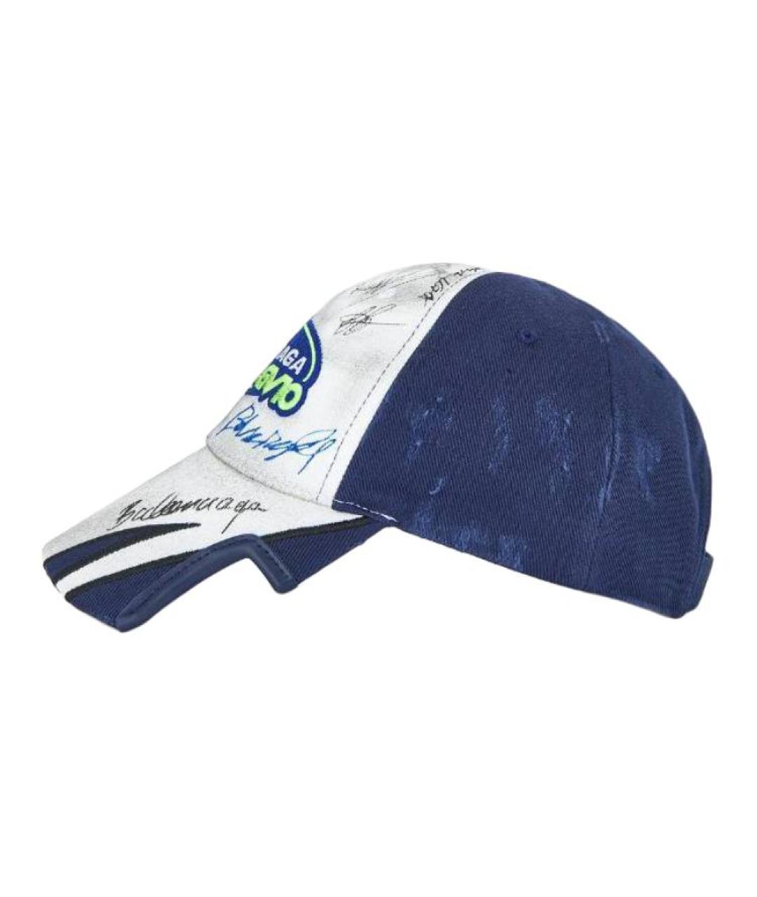 BALENCIAGA Белая хлопковая кепка/бейсболка, фото 3