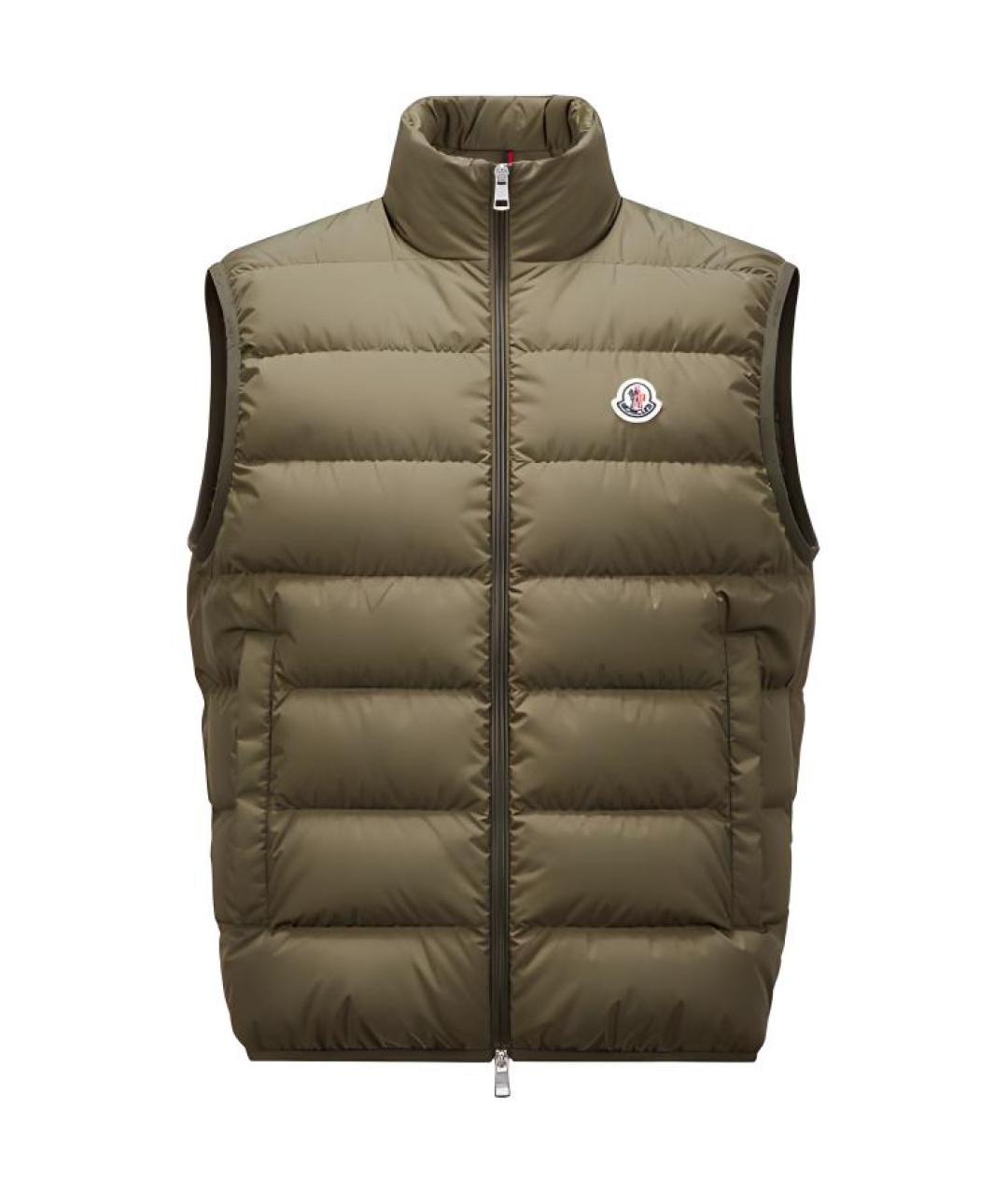 MONCLER Хаки жилет, фото 1