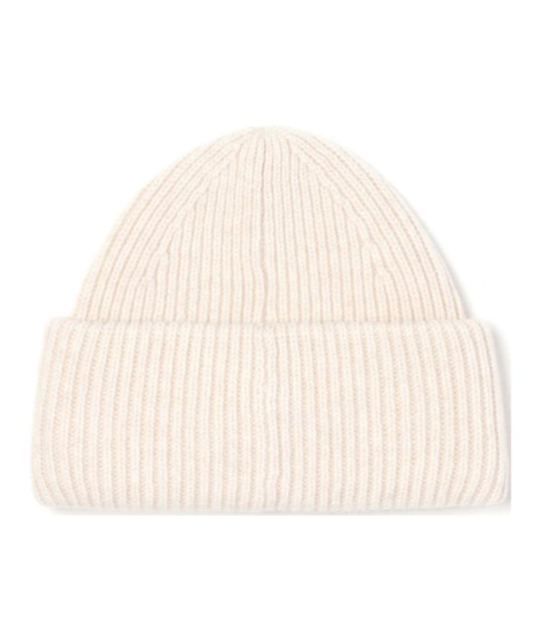 ACNE STUDIOS Бежевая шерстяная шапка, фото 2