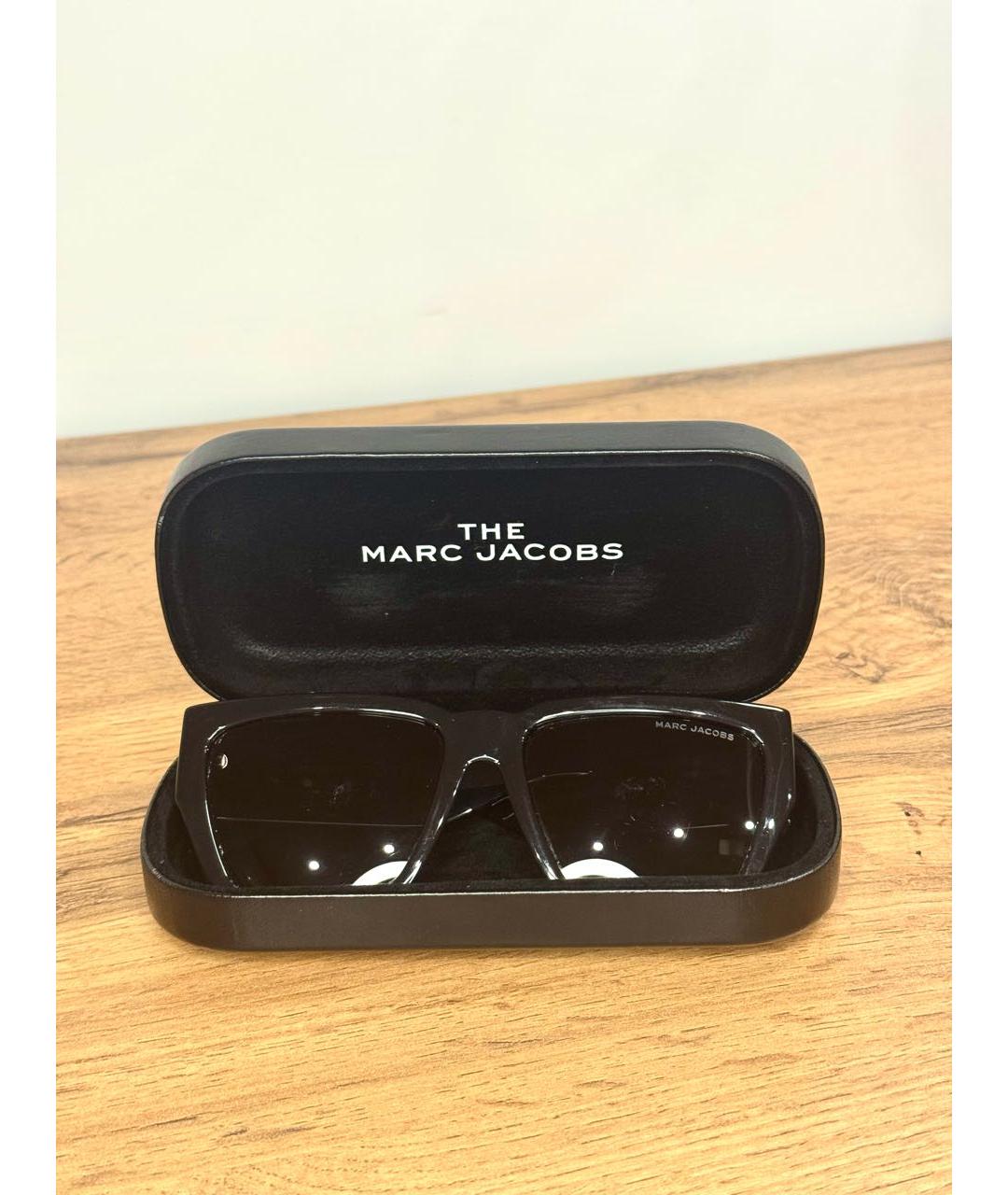 MARC BY MARC JACOBS Черные пластиковые солнцезащитные очки, фото 4