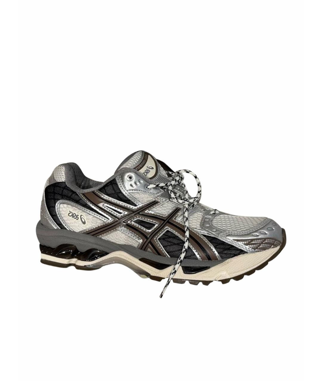 ASICS Серебряные синтетические кроссовки, фото 1