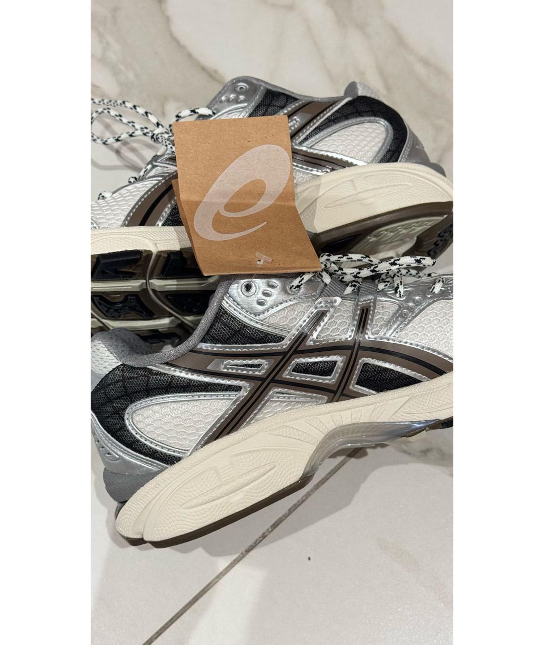 ASICS Серебряные синтетические кроссовки, фото 6