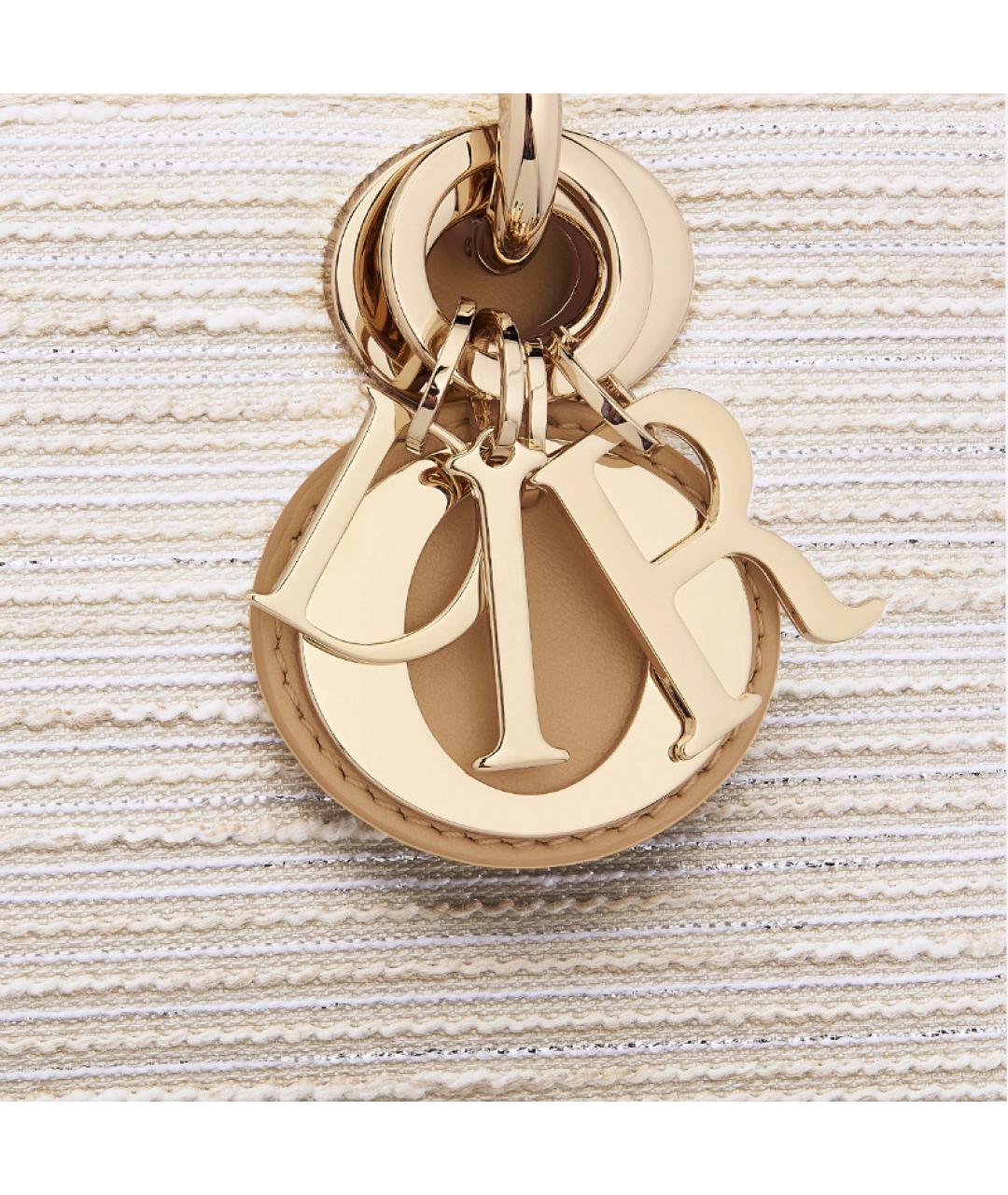 CHRISTIAN DIOR Бежевая сумка через плечо, фото 7