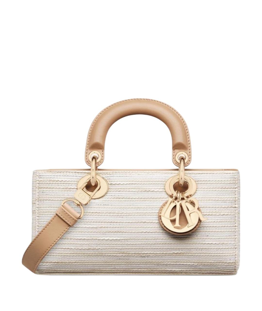 CHRISTIAN DIOR Бежевая сумка через плечо, фото 1