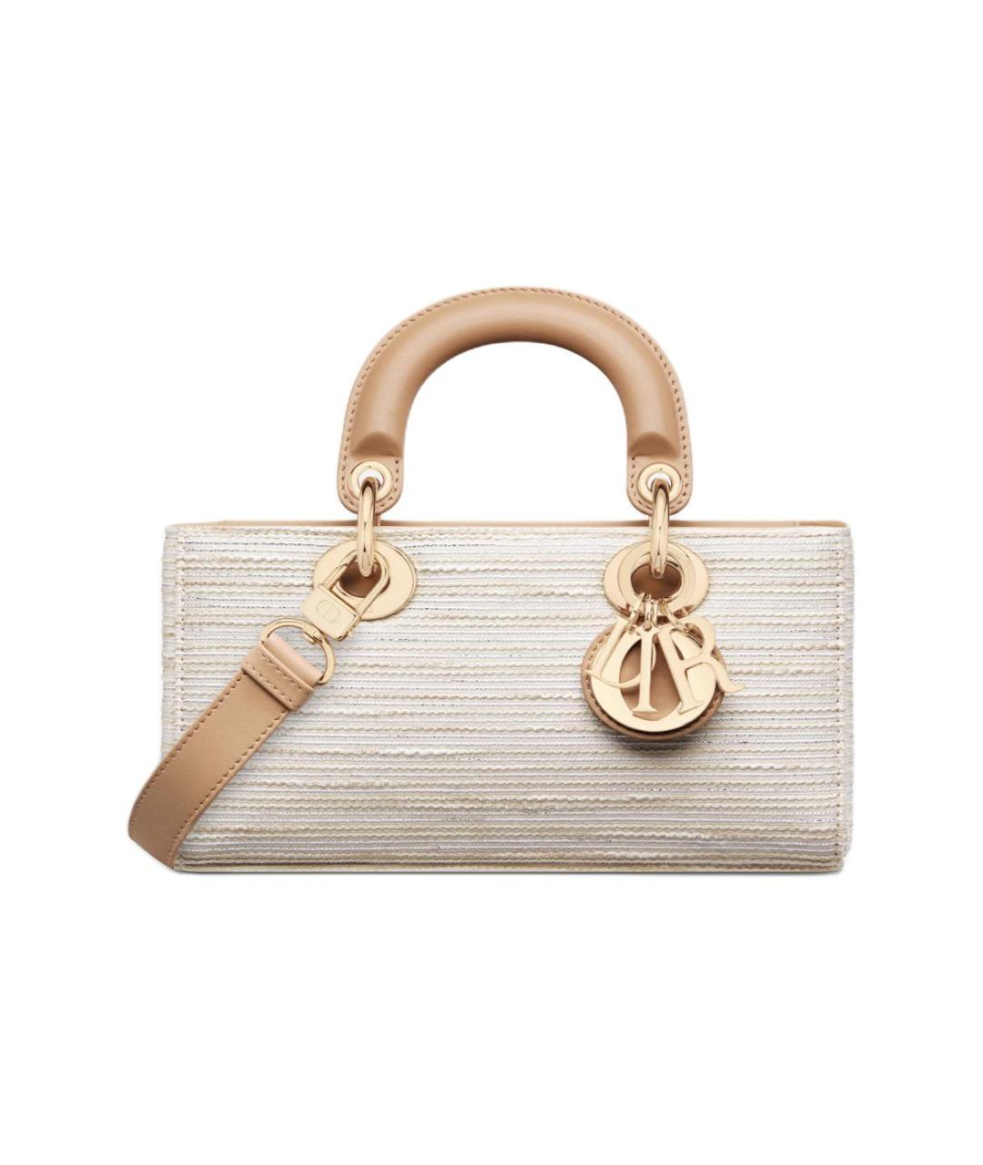 CHRISTIAN DIOR Бежевая сумка через плечо, фото 8