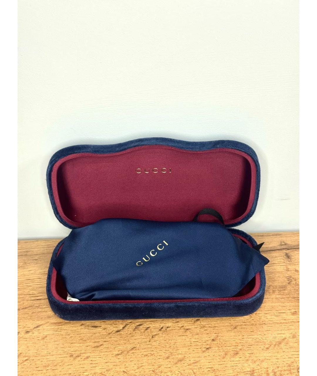 GUCCI Черные пластиковые солнцезащитные очки, фото 4