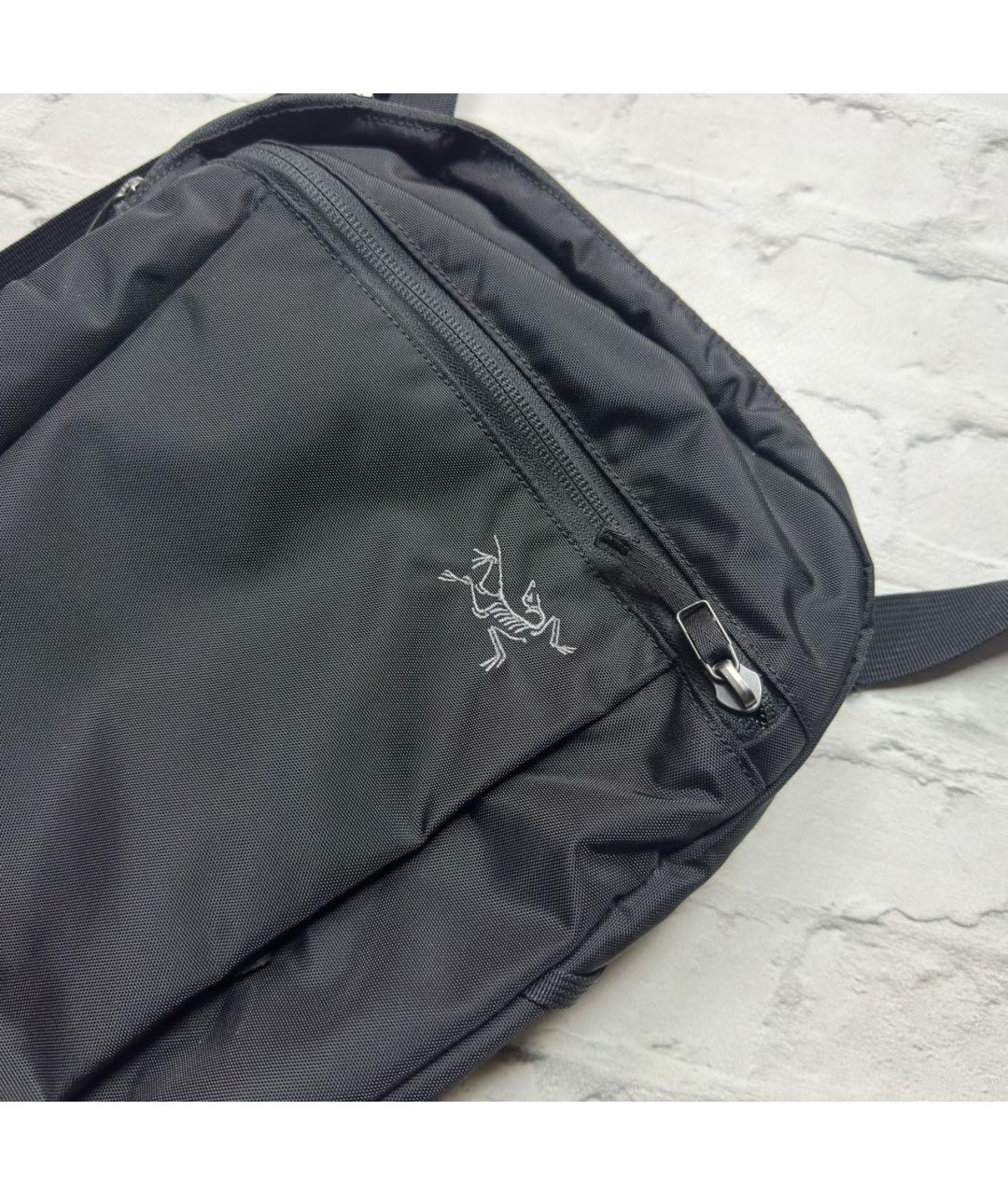 ARCTERYX Черная синтетическая барсетка, фото 2