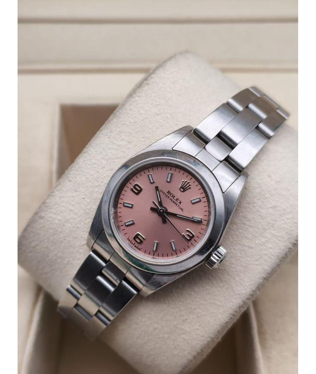 ROLEX Розовые часы, фото 3