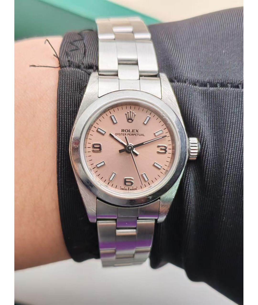 ROLEX Розовые часы, фото 7