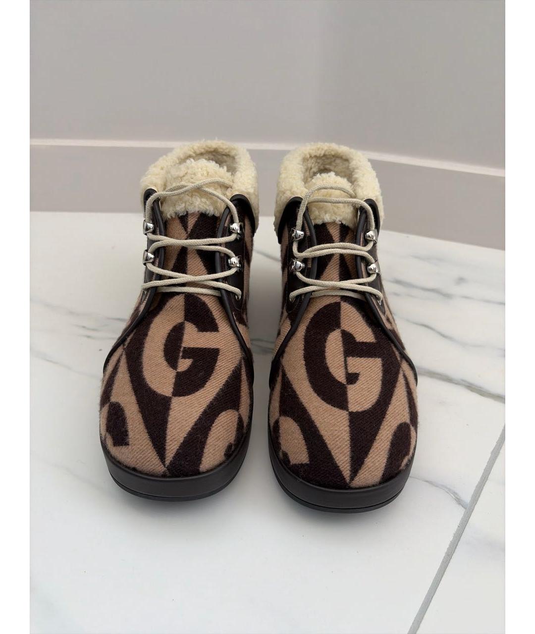 GUCCI Бежевые полусапоги, фото 2