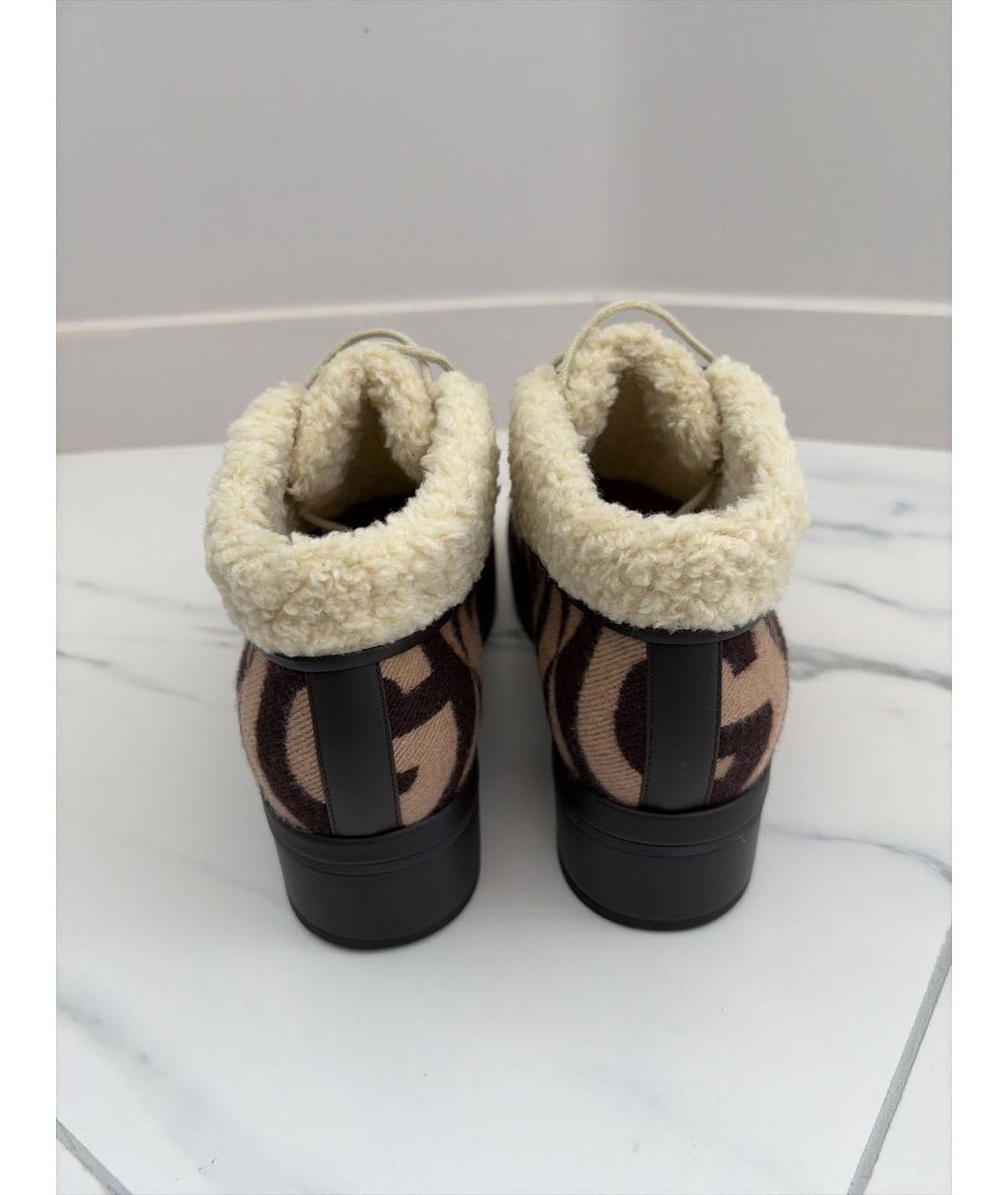 GUCCI Бежевые полусапоги, фото 4