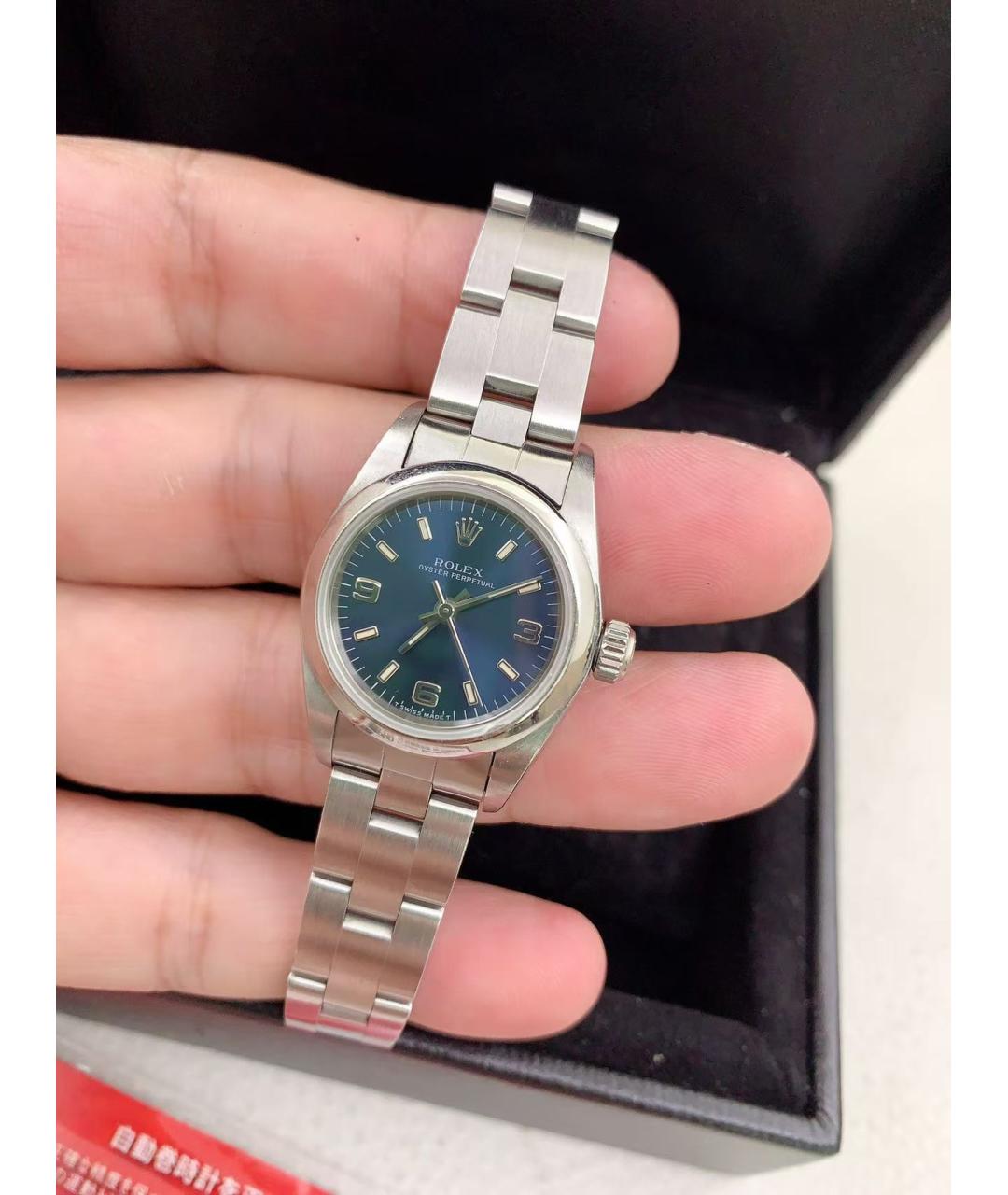 ROLEX Серебряные часы, фото 5