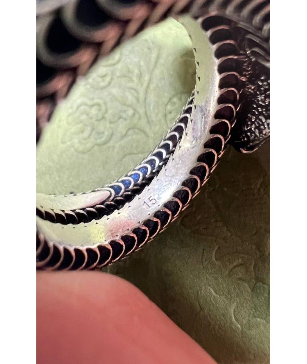 GUCCI Серебряное серебряное кольцо, фото 5