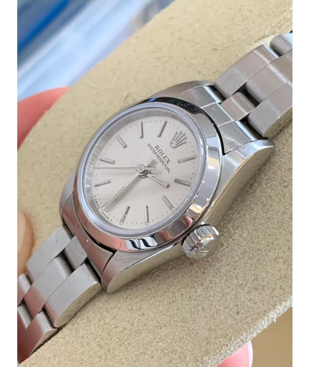 ROLEX Серебряные часы, фото 4