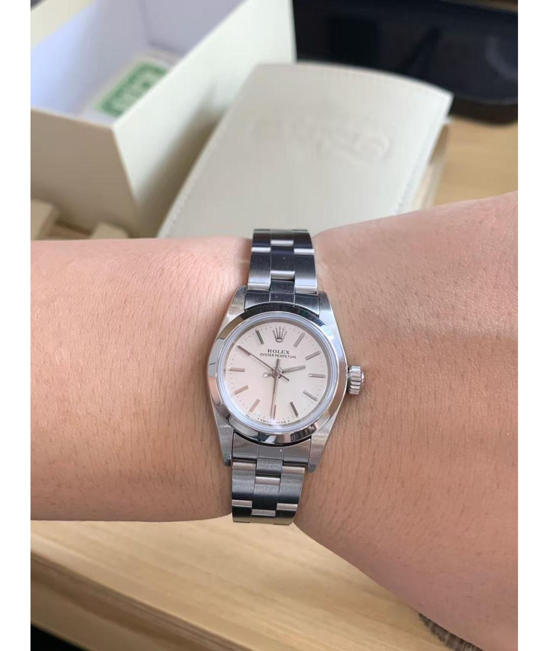 ROLEX Серебряные часы, фото 7