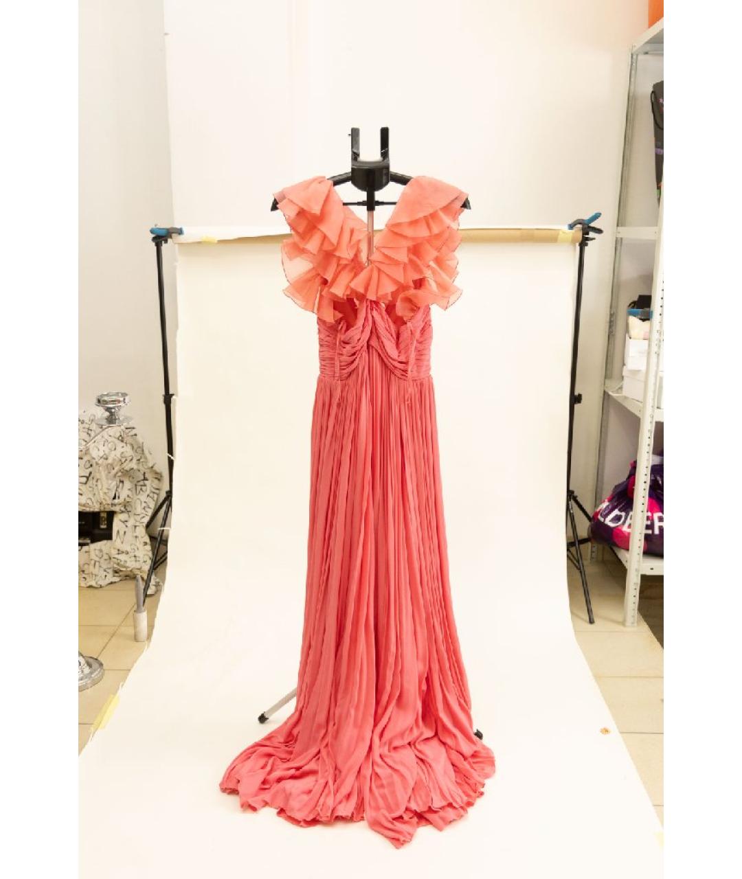 GIAMBATTISTA VALLI Коралловое вечернее платье, фото 2