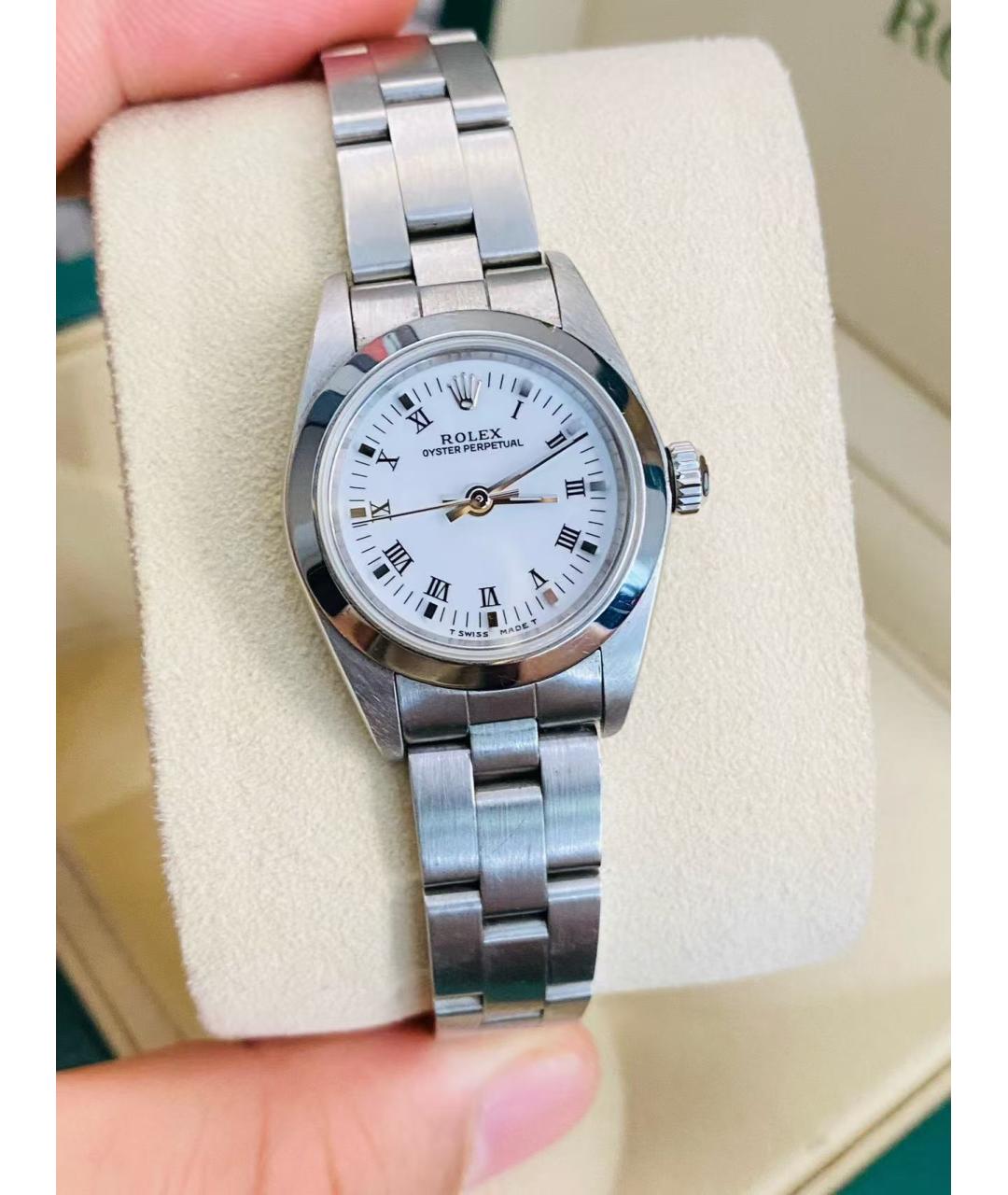 ROLEX Серебряные часы, фото 2