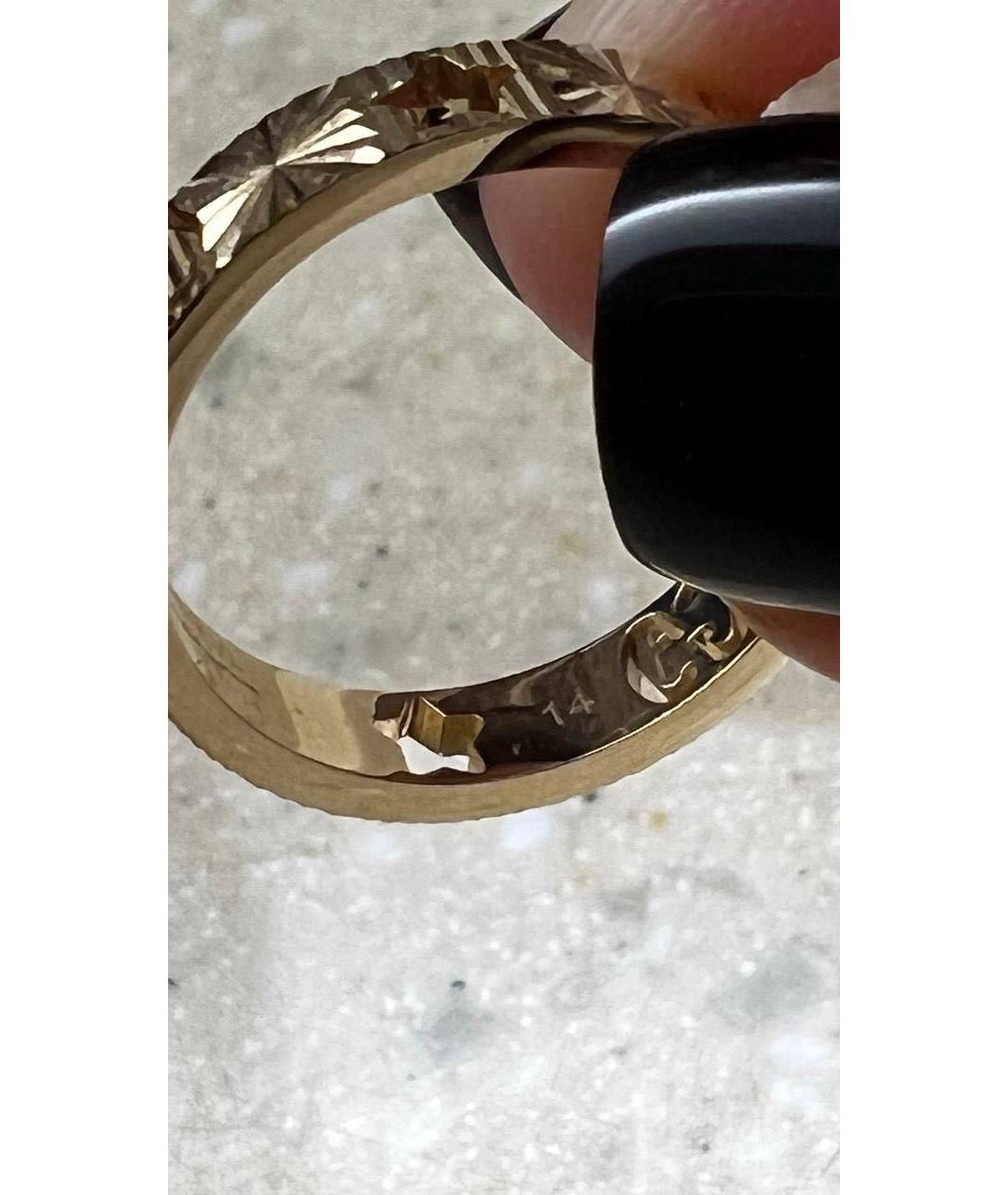 GUCCI Золотое кольцо из желтого золота, фото 6