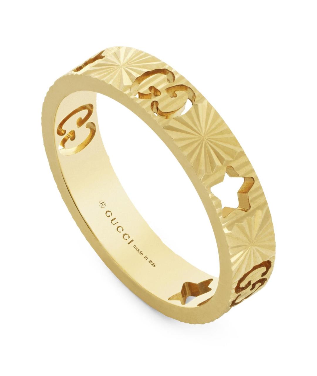 GUCCI Золотое кольцо из желтого золота, фото 7