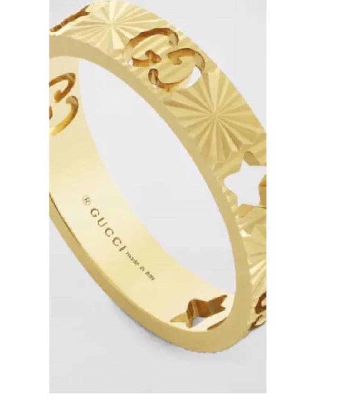 GUCCI Золотое кольцо из желтого золота, фото 2