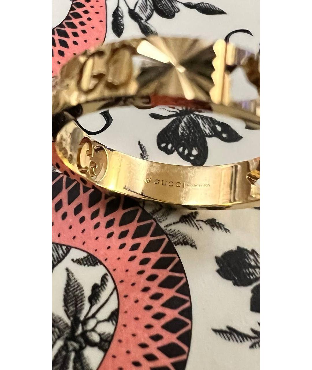 GUCCI Золотое кольцо из желтого золота, фото 5