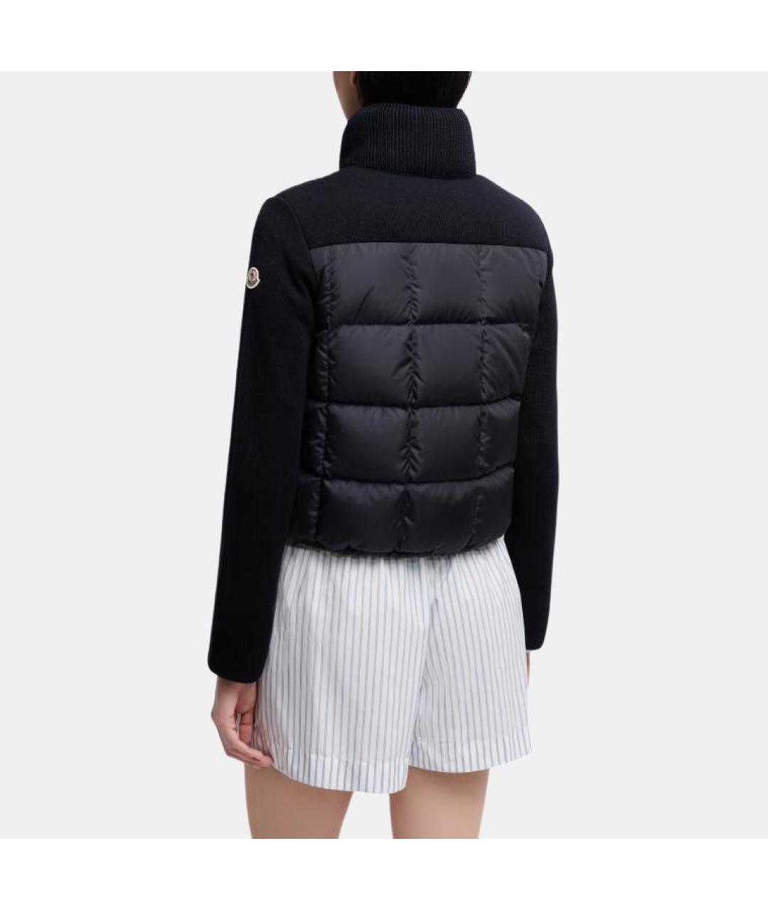 MONCLER Темно-синий пуховик, фото 3