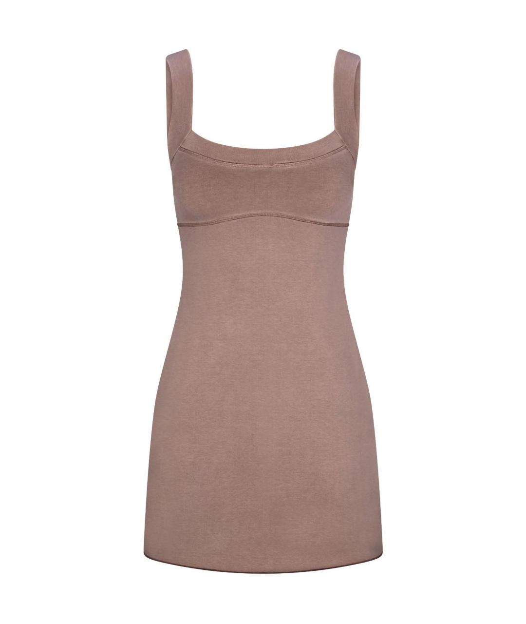 SKIMS Коричневое вечернее платье, фото 1