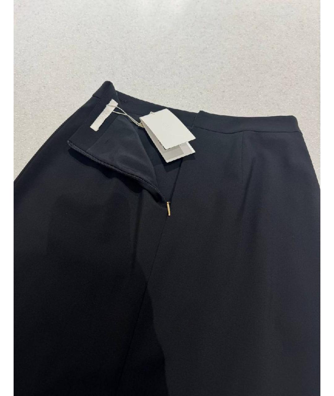 HUGO BOSS Черная шерстяная юбка миди, фото 3
