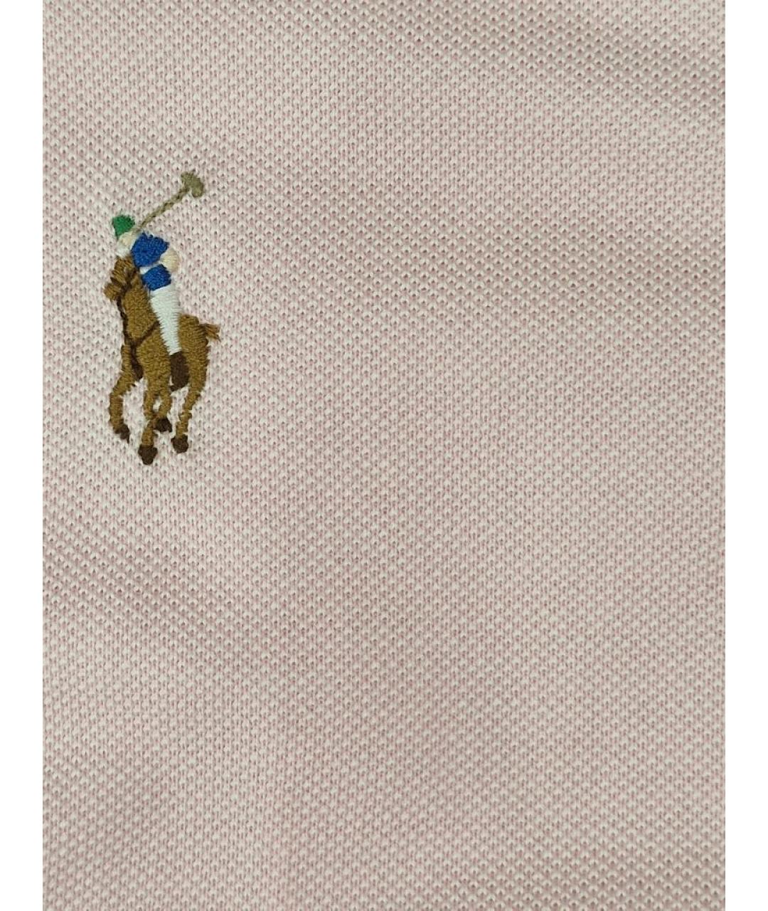 RALPH LAUREN Розовая хлопковая рубашка, фото 4