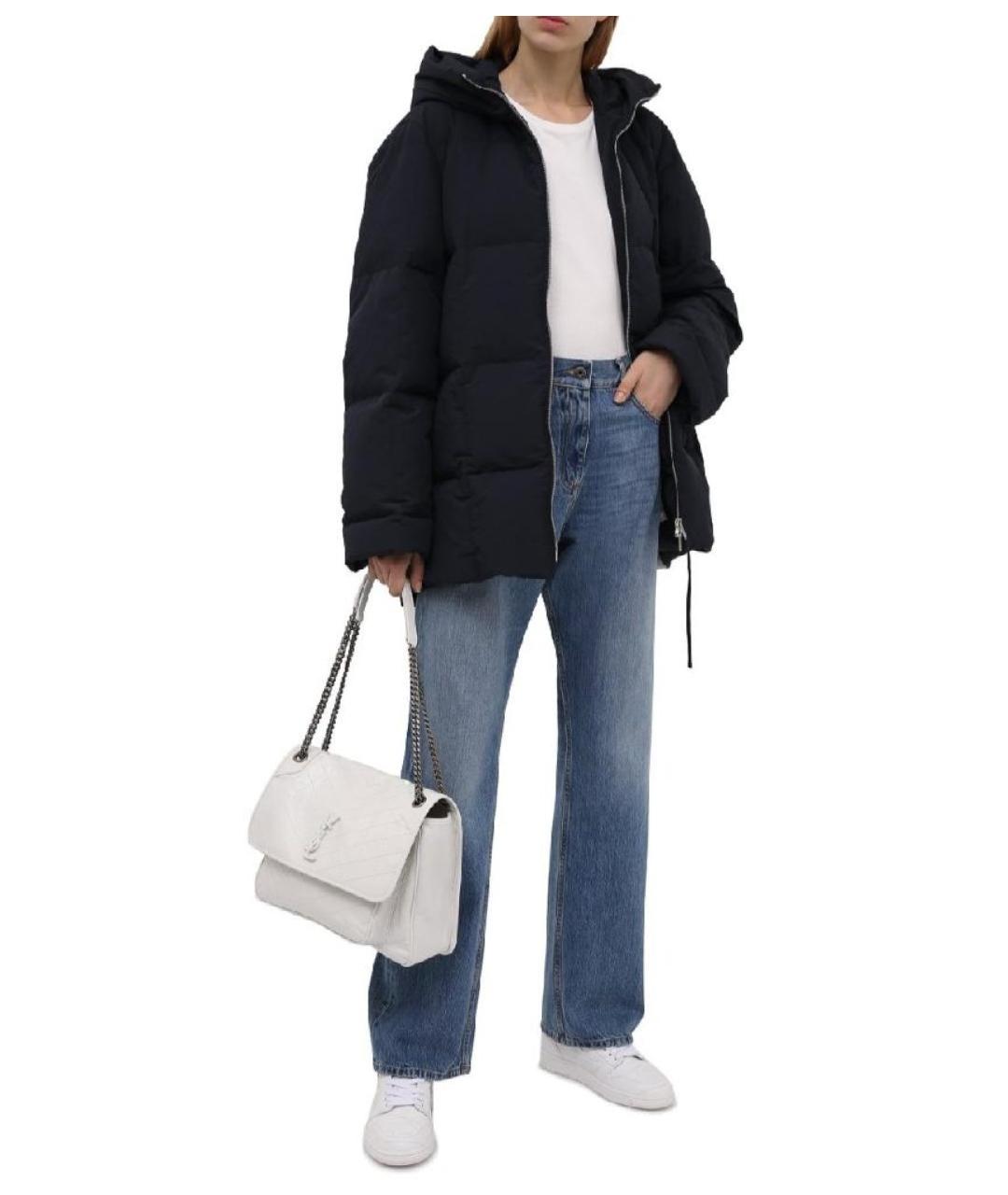 JIL SANDER Темно-синий пуховик, фото 4