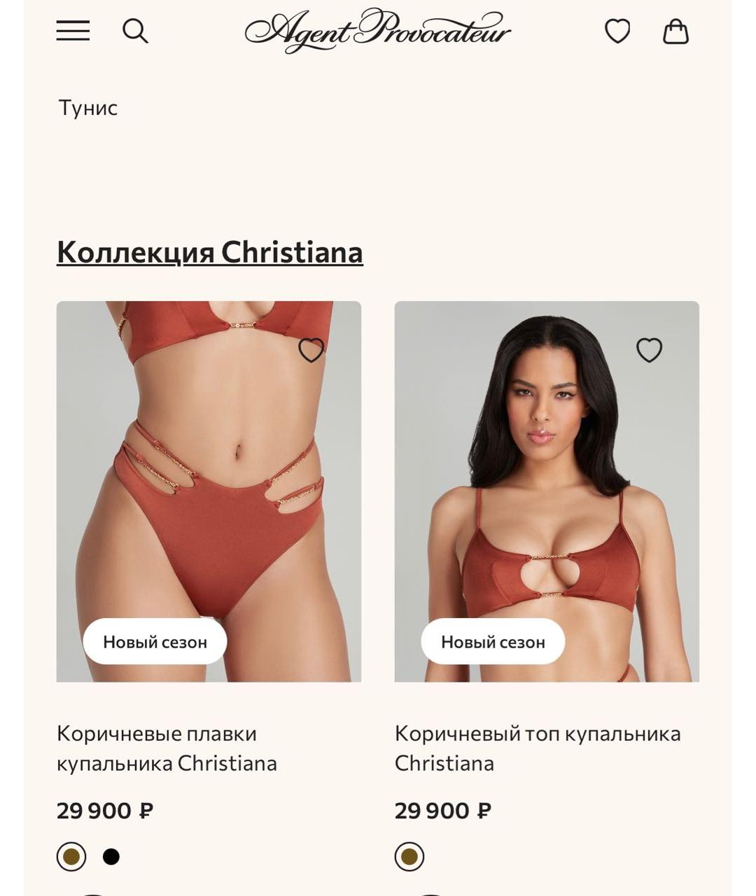 AGENT PROVOCATEUR Коричневый комплекты, фото 2