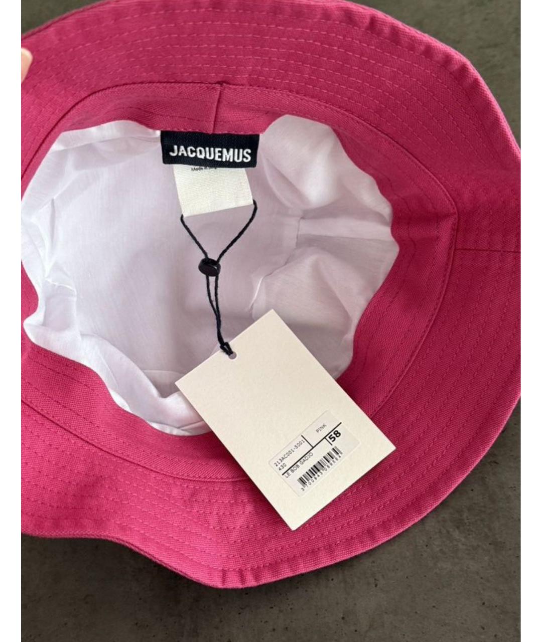 JACQUEMUS Фуксия хлопковая панама, фото 4