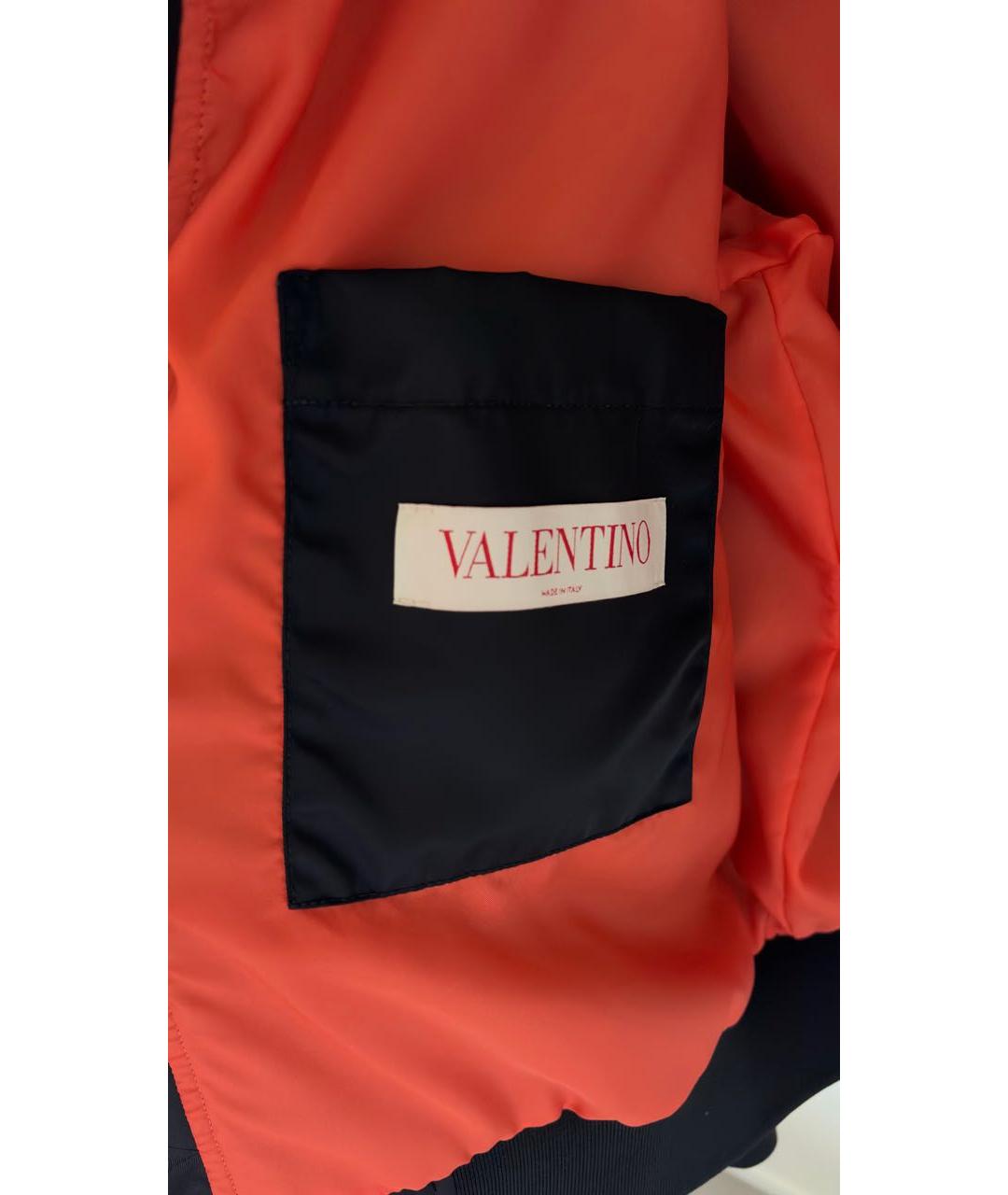 VALENTINO Темно-синяя полиэстеровая куртка, фото 3
