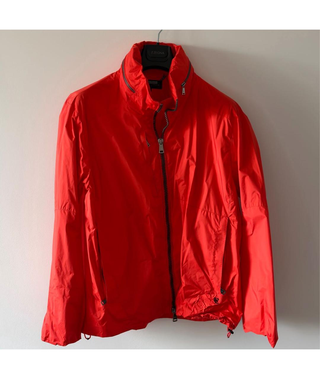 RALPH LAUREN Оранжевая полиэстеровая куртка, фото 5