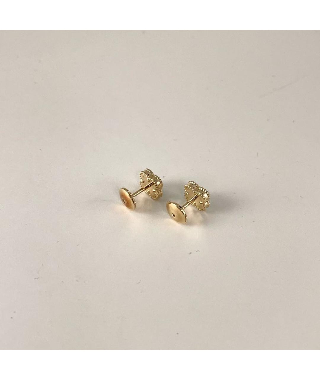 VAN CLEEF & ARPELS Золотые серьги из желтого золота, фото 6