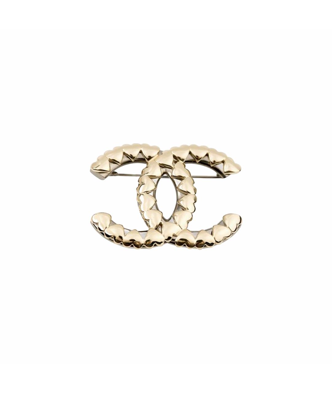 CHANEL Золотая брошь, фото 1