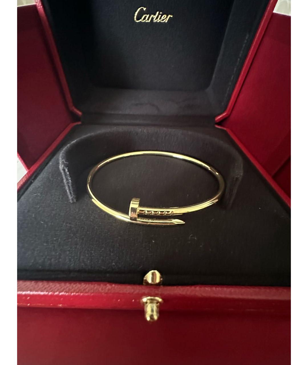 CARTIER Желтый браслет из желтого золота, фото 5