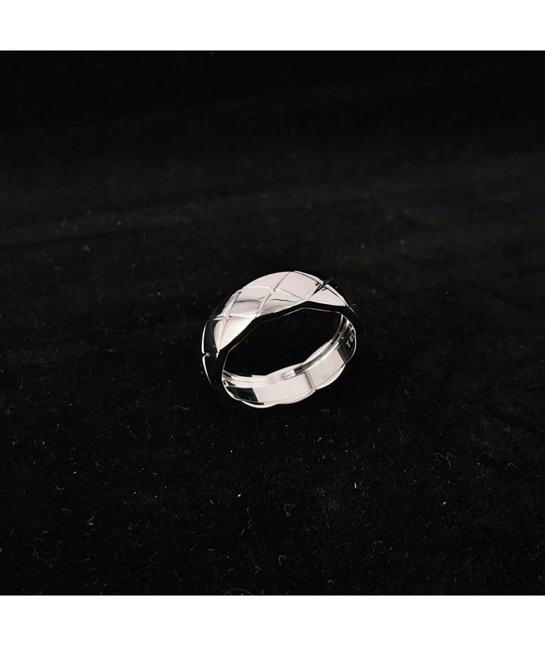 CHANEL Серебряное кольцо из белого золота, фото 4