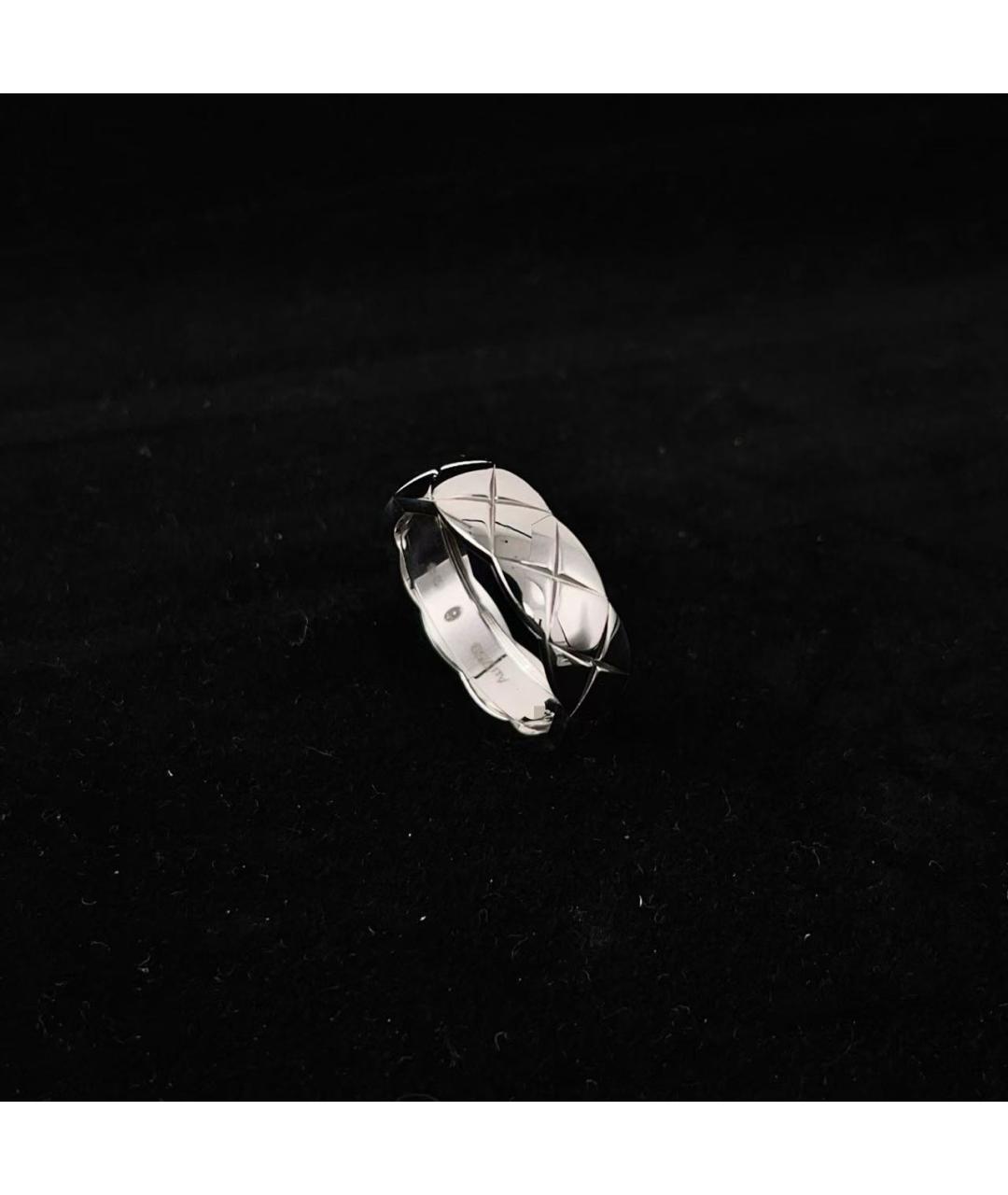 CHANEL Серебряное кольцо из белого золота, фото 2