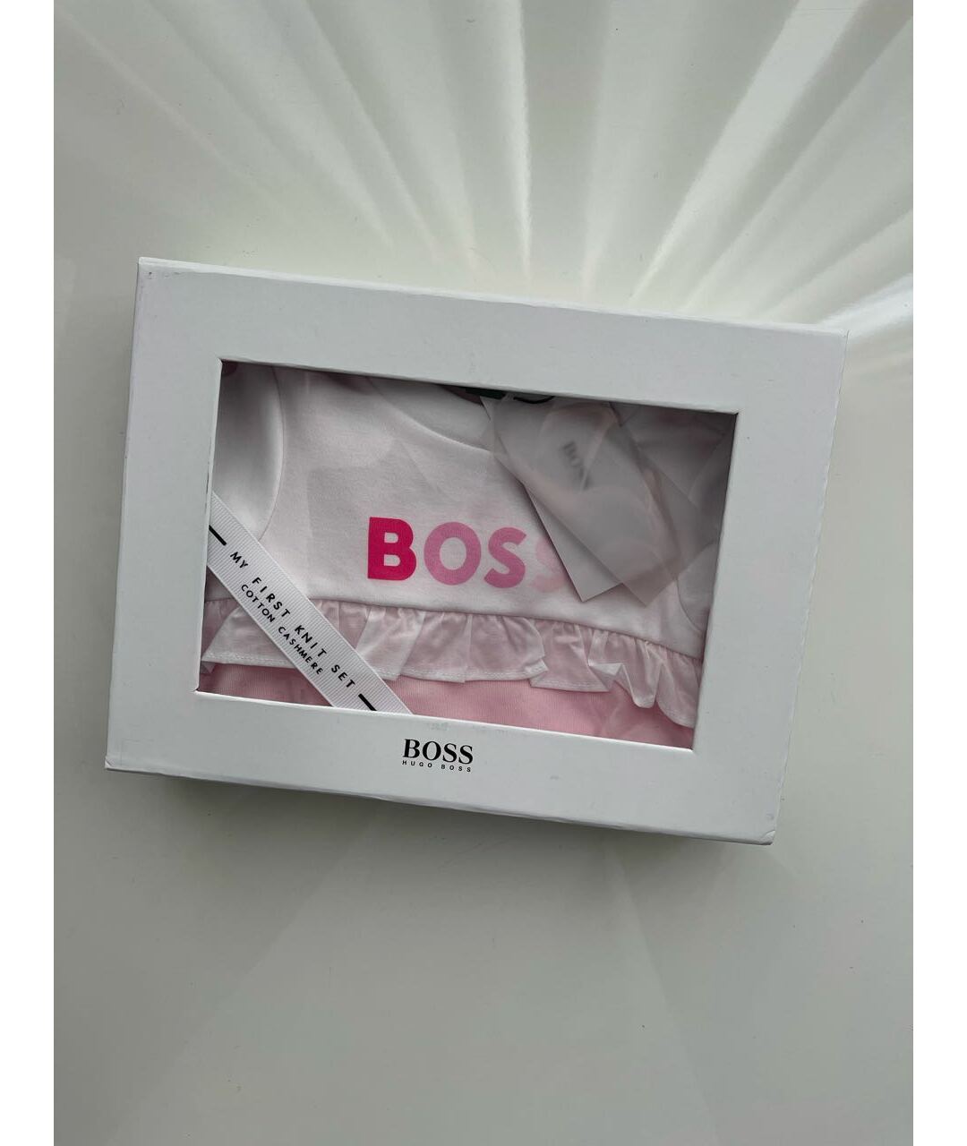 HUGO BOSS Розовый хлопковый комплект, фото 5