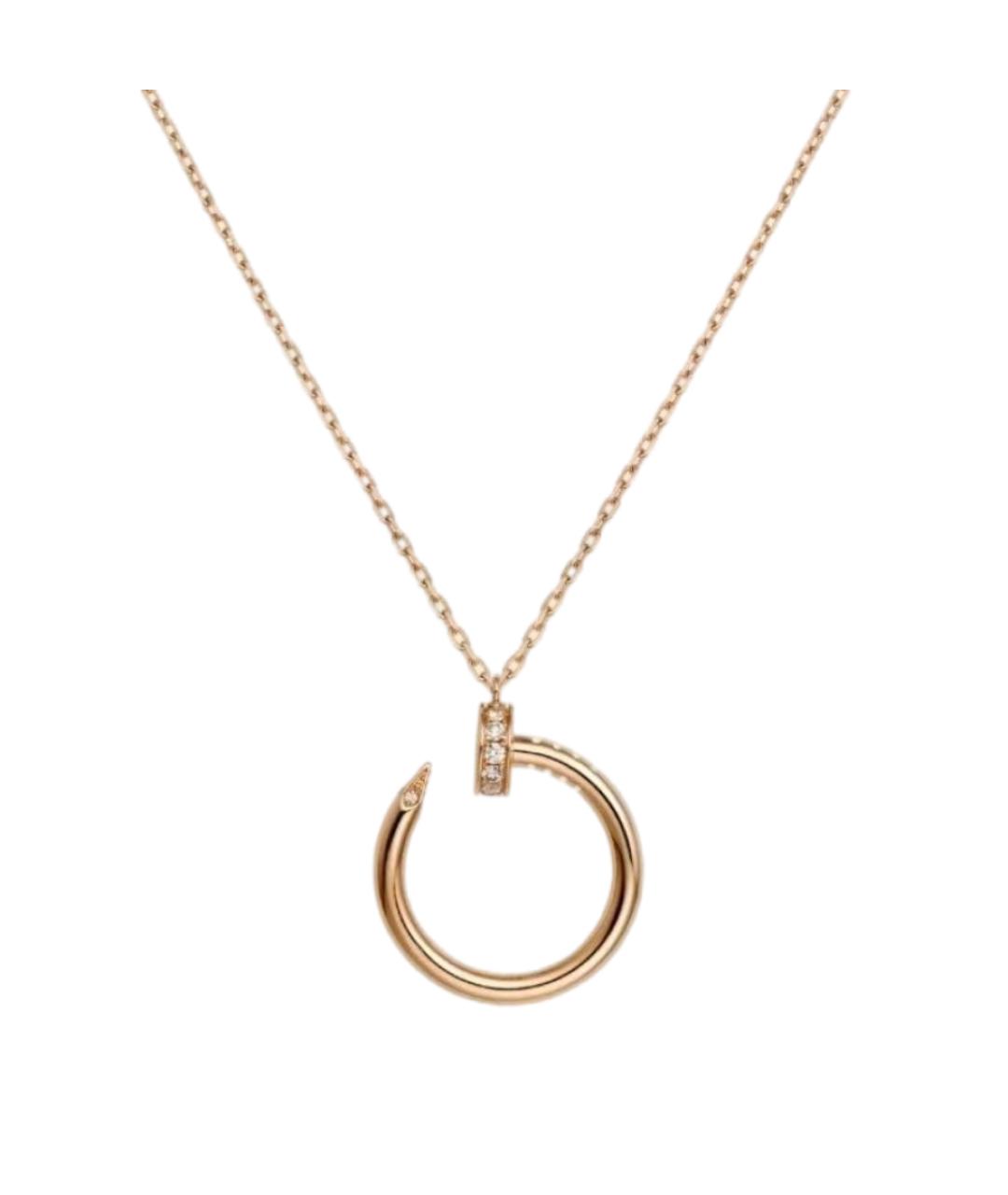 CARTIER Золотая подвеска из розового золота, фото 1