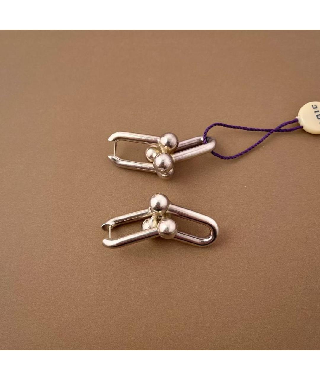 TIFFANY&CO Серебряные серебряные серьги, фото 6